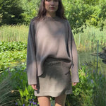 Taupe oversized cashmere sweater for women | Kajsa | Linnea Lund