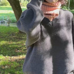 rose pink cashmere collar women - video | Maya | Linnea Lund
