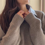 brown cashmere sweater women - video | Emilie | Linnea Lund