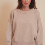 beige cashmere sweater women - video | Francesca | Linnea Lund