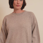 Cashmere sweater women beige - video | Sarah | Linnea Lund