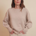 Cream cashmere sweater women - video | Sarah | Linnea Lund
