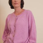 Cashmere cardigan women pink - video | Gabriella | Linnea Lund