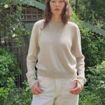 Beige cashmere sweater for women | Chloé | Linnea Lund