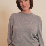 Grey light women cashmere sweater - video | Harald | Linnea Lund