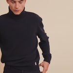 dark blue cashmere sweater men - video | François | Linnea Lund