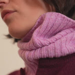 bubblegum pink cashmere collar women - video | Maya | Linnea Lund