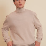 Cream light men cashmere sweater - video| Jim | Linnea Lund