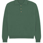 Green cashmere polo - packshot | Ralph | Linnea Lund