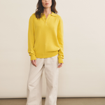 Cashmere polo women flash yellow - look | Ralph | Linnea Lund