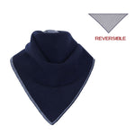 Navy reversible cashmere scarf - packshot | Elle Macpherson x Linnea Lund