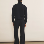 dark blue cashmere sweater men - back view | François | Linnea Lund
