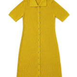 Cashmere Polo Dress - Lemon (Archives)