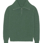 Green cashmere sweater - packshot | Sam | Linnea Lund