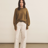 green tobacco cashmere sweater women - look | Sarah | Linnea Lund