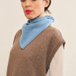 Blue cashmere bandana | Stella | Linnea Lund