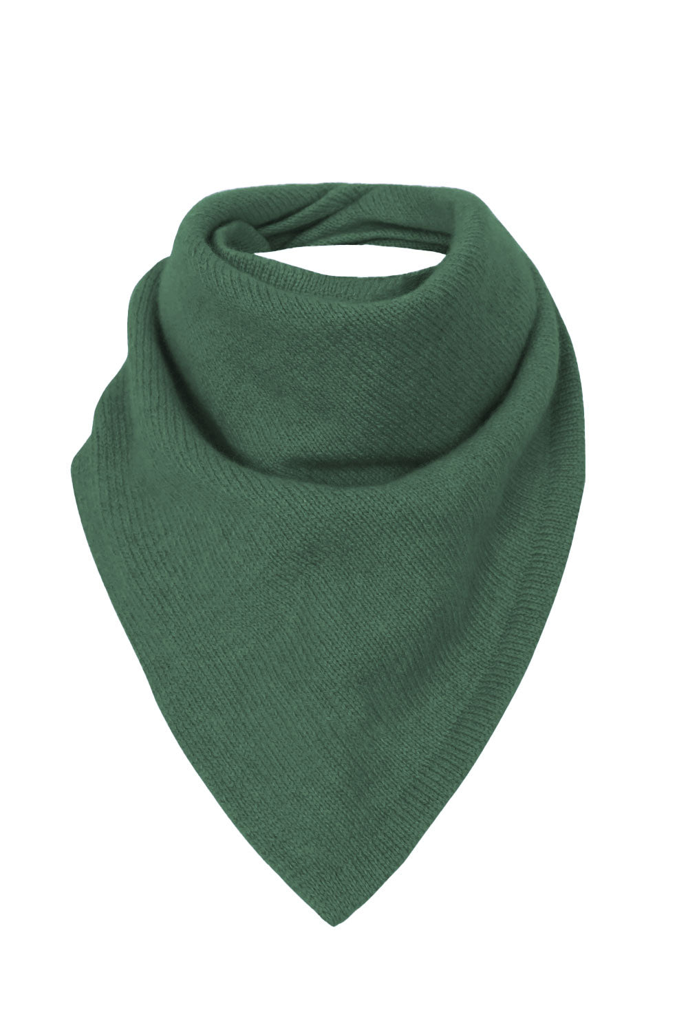 Green cashmere bandana - packshot | Stella | Linnea Lund