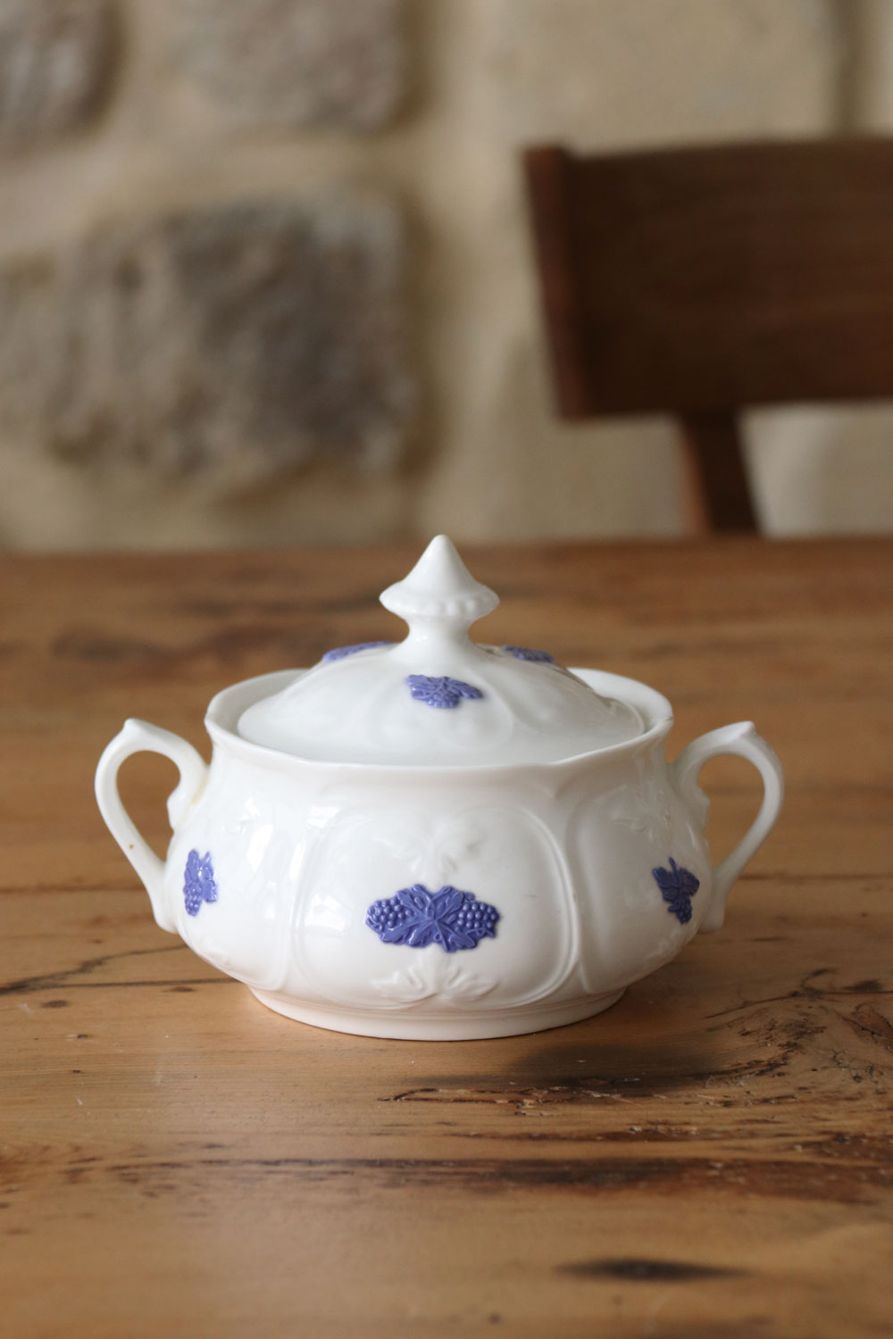 Vintage tea pot Gustavsberg Porcelain, Blå Blom, 1960