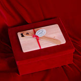 Swedish Alder Wood Sandwich Plate with Butter Knife | Linnea Lund 