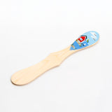 Swedish Hand-painted Juniper Wood Butter Knife | Linnea Lund