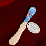 Swedish Hand-painted Juniper Wood Butter Knife | Linnea Lund