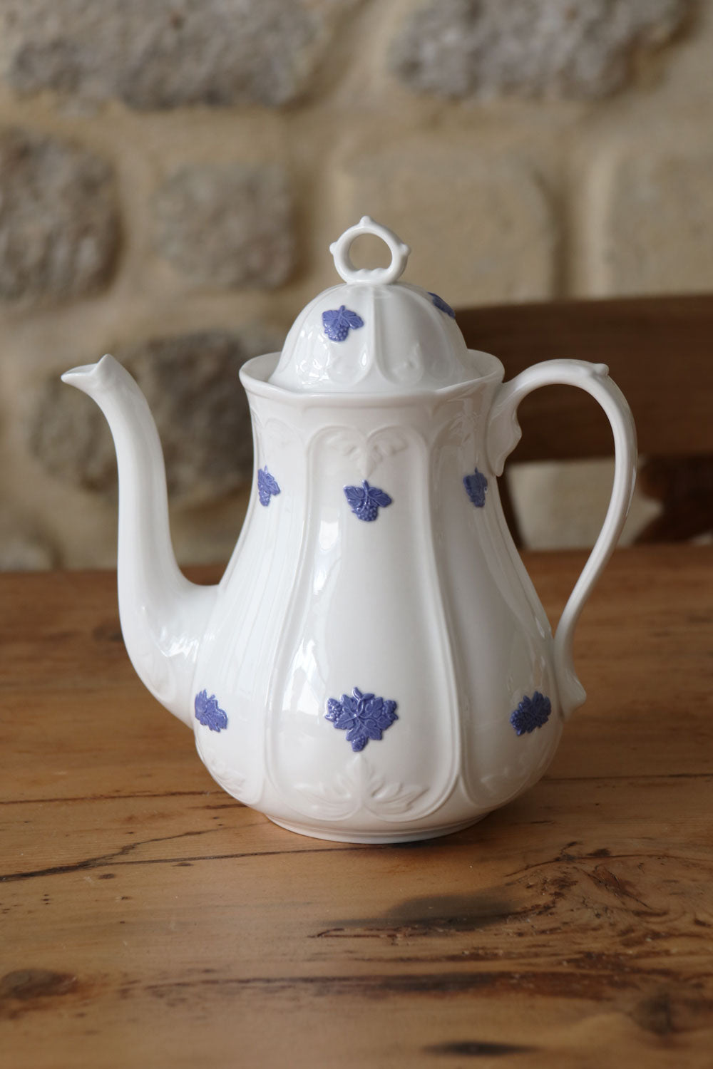 Vintage tea pot Gustavsberg Porcelain, Blå Blom, 1960