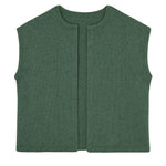 Green cashmere cardigan - packshot | Théo | Linnea Lund