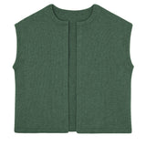 Green cashmere cardigan - packshot | Théo | Linnea Lund
