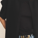 Cashmere sleeveless cardigan women black - focus | Théo | Linnea Lund