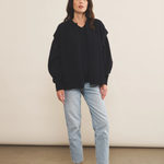 Cashmere sleeveless cardigan women dark blue - look | Théo | Linnea Lund