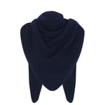 Large navy cashmere and silk triangle scarf | Tove | Linnea Lund