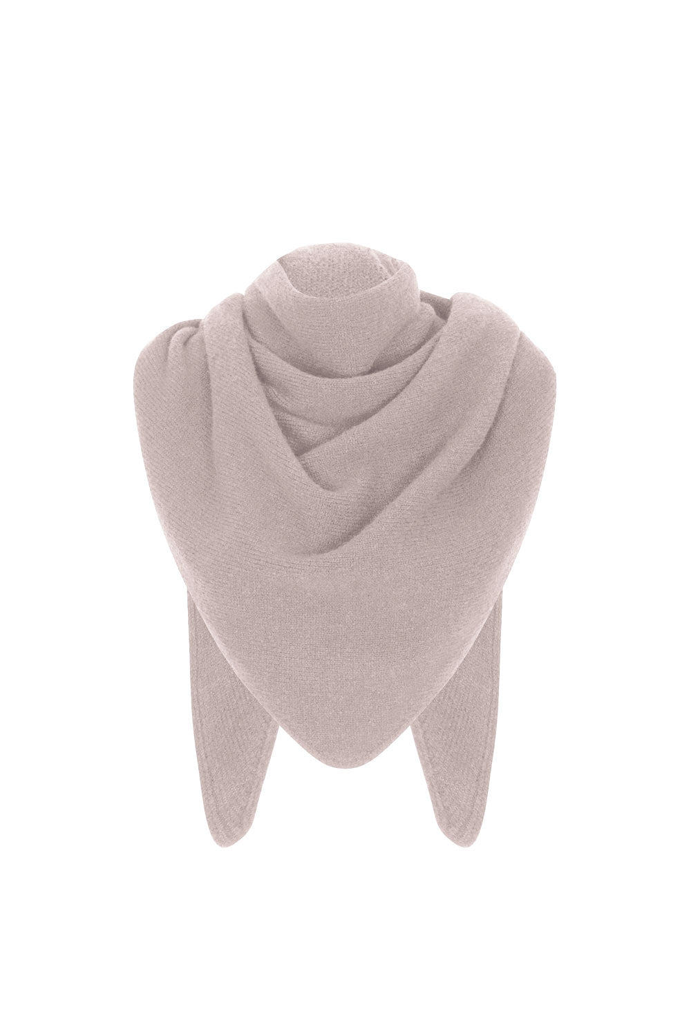 Large brown cashmere and silk triangle scarf | Tove | Linnea Lund