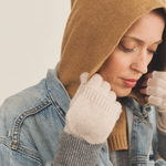 beige cashmere mittens  women - focus | Vantar | Linnea Lund