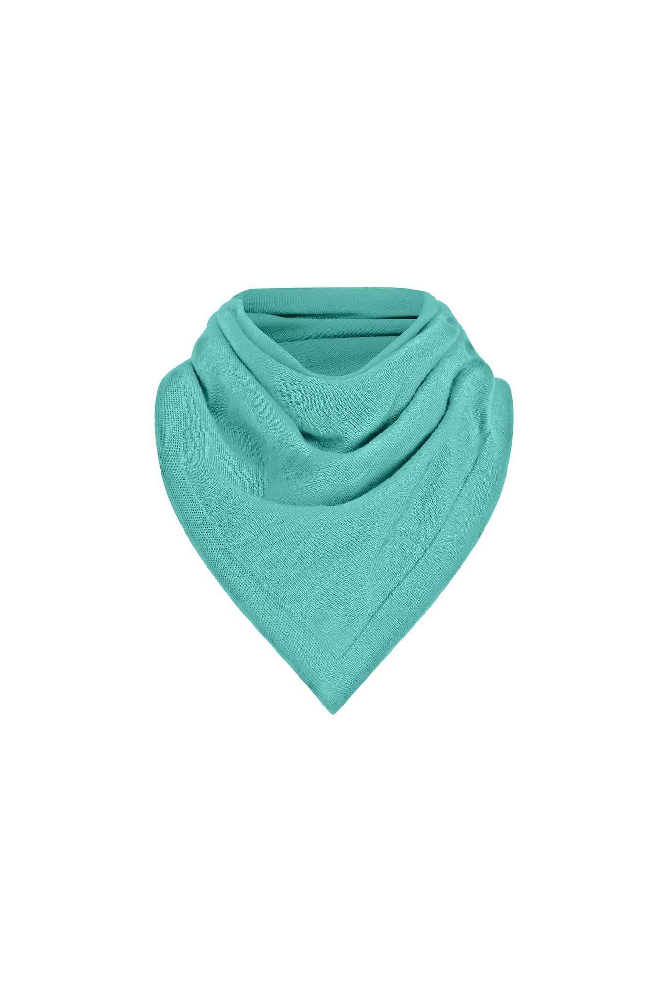 green/ turquoise cashmere and silk blend square scarf