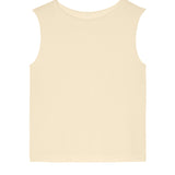 pastel yellow, cashmere and silk blend, sleeveless top