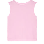 bright pale pink, cashmere and silk blend, sleeveless top