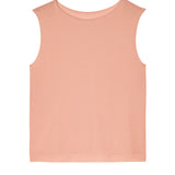 peach cashmere and silk blend sleeveless top