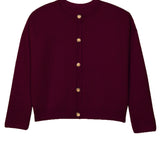 Carole Cardigan - Bordeaux