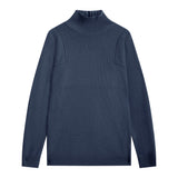 Blue turtleneck cashmere sweater - packshot | Charles | Linnea Lund