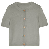 Clara Cardigan - Pearl Grey