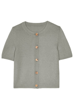 Clara Cardigan - Pearl Grey