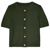 Clara Cardigan - Green Forest
