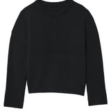 Ribbed black men cashmere sweater - packshot | Edward | Linnea Lund