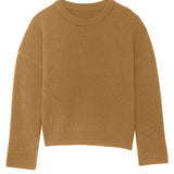 Ribbed camel brown cashmere sweater - packshot | Edward | Linnea Lund