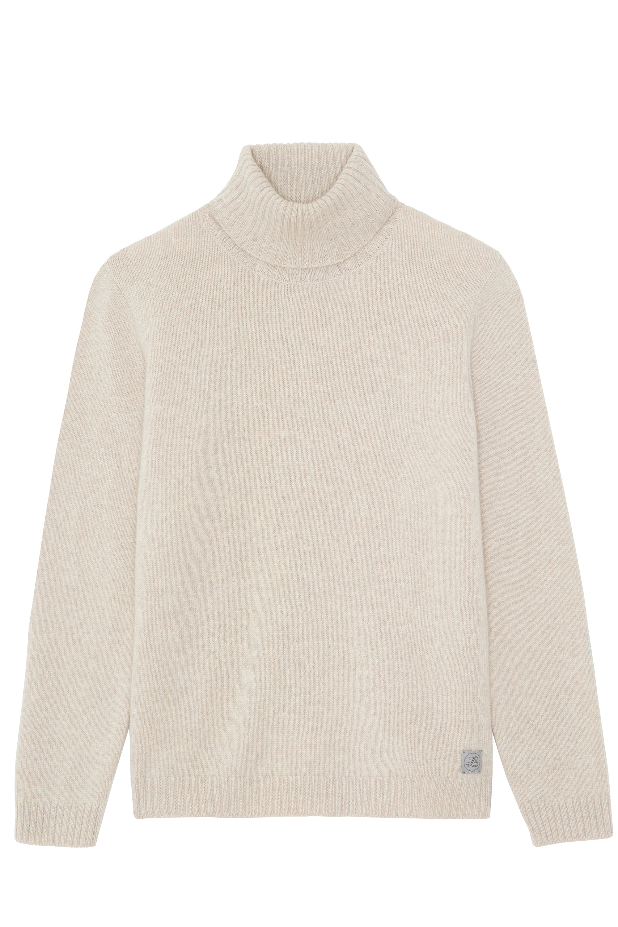 Beige cashmere sweater - packshot | Edward | Linnea Lund
