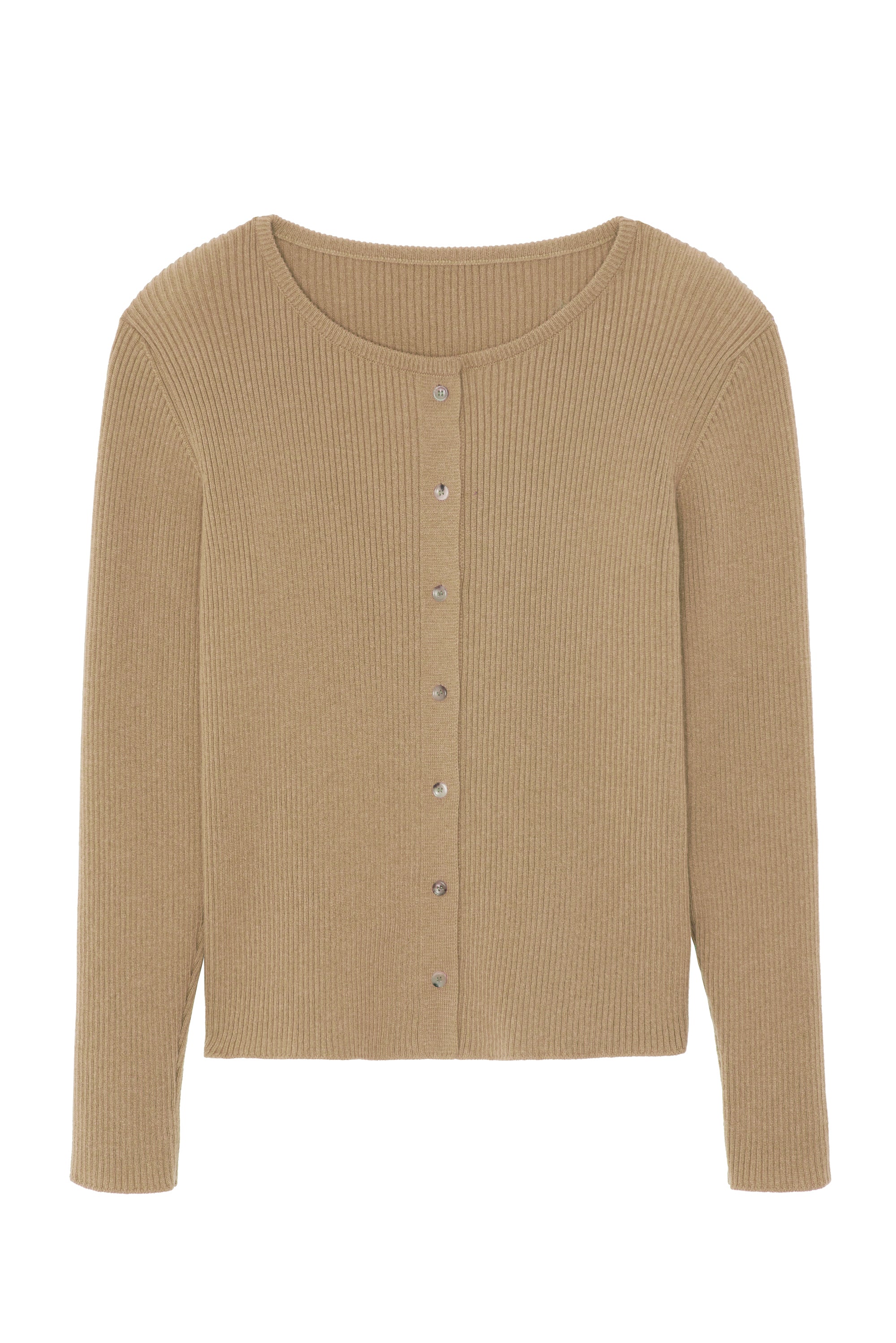 Le cardigan Claudine - Camel