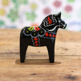 Dalahäst" horse - Black