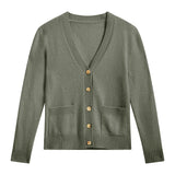 Junior Cardigan - Smoked Grass