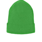 Bright cashmere green beanie