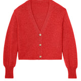 Matilda Cardigan- Cherry Red